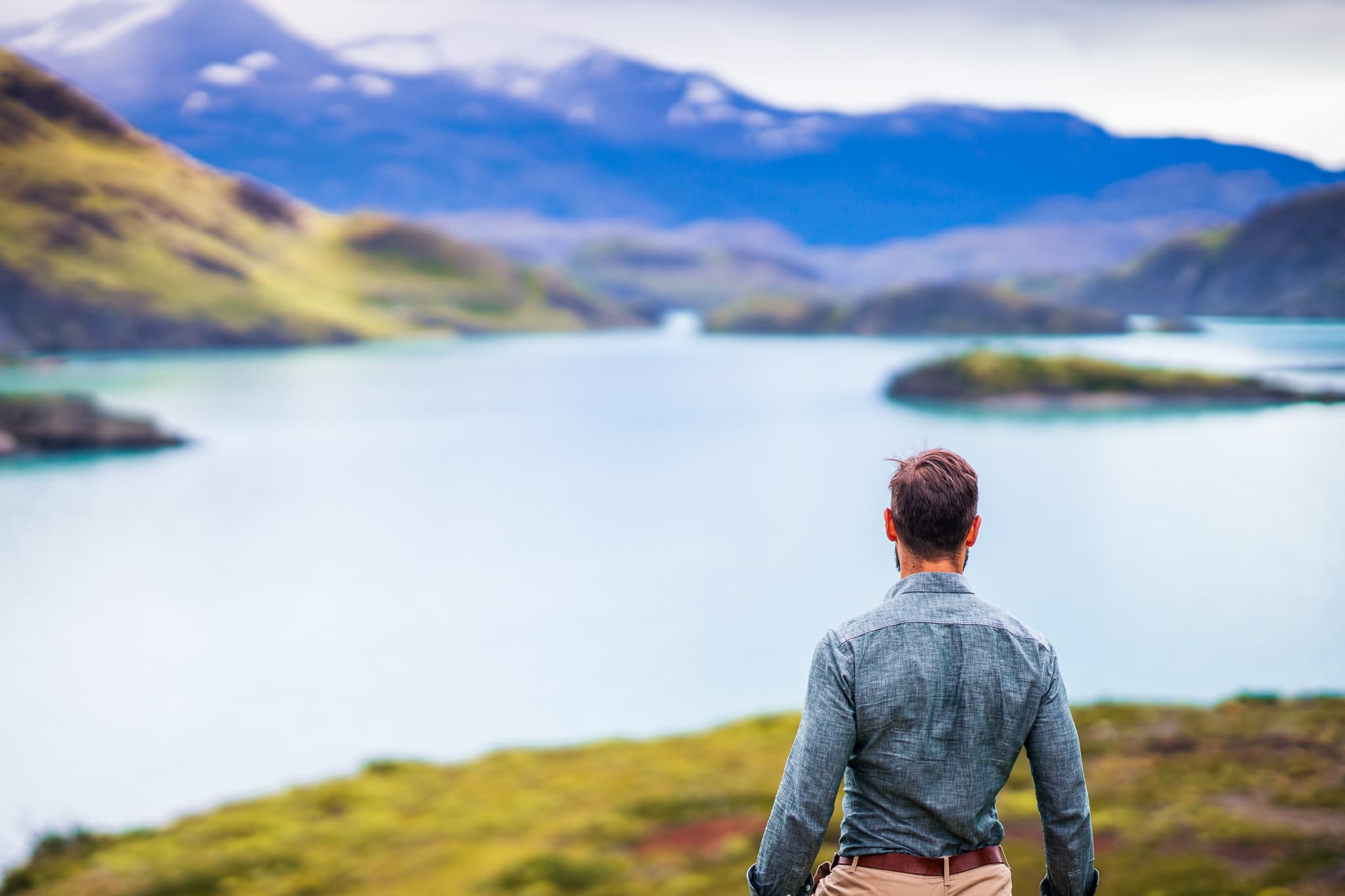 Overlooking a national park in Patagonia
